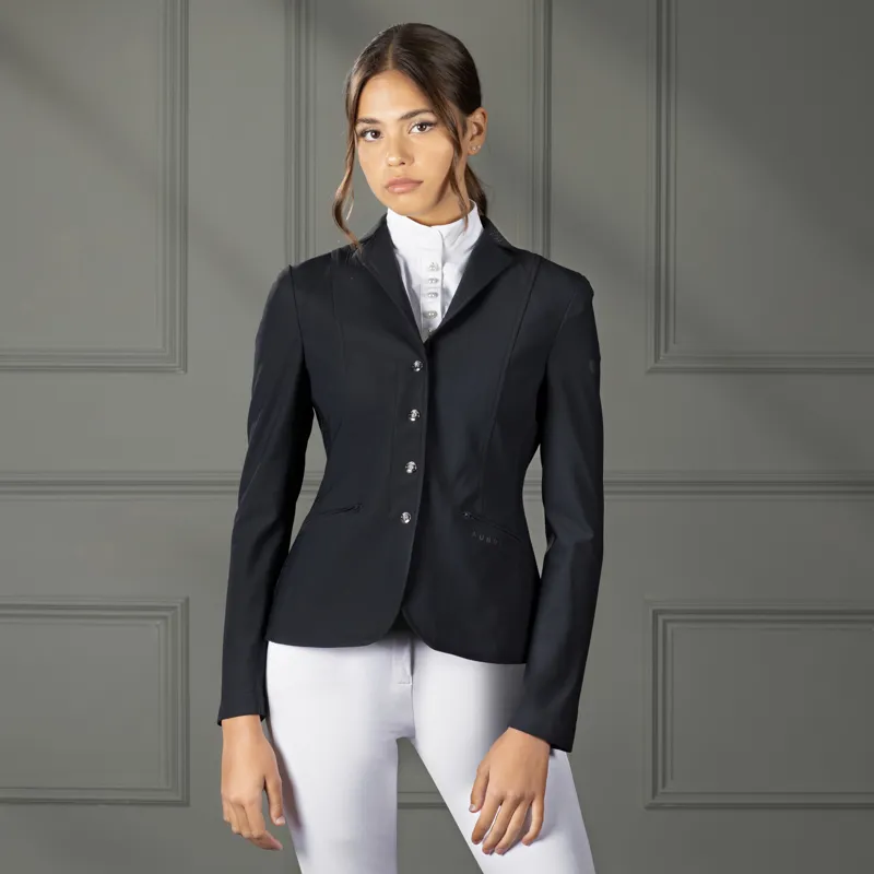 Shires Aubrion Ladies Newton Show Jacket - Black-2